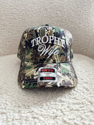 TROPHY WIFE camo hat