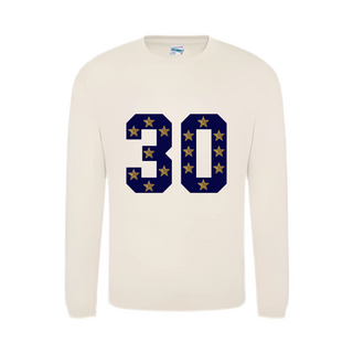 the jazzy star number crewneck