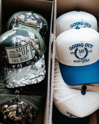 Suit Up We're Going Out on the Boat - Camo Hat