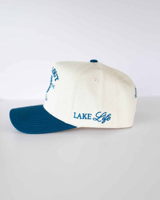 Going Out on the Boat Club Hat - Blue & Cream