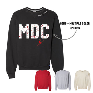 the jazzy MDC crewneck