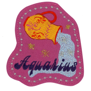 AQUARIUS Astrology Patch (MID)