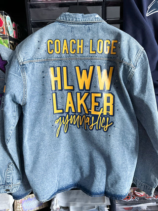 PUNCH NAME GAME DENIM JACKET
