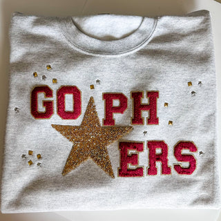 1:1 GO-PHERS jazzy crewneck