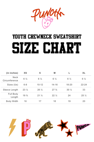 COLE JR. CUSTOM PATCH CREWNECK (KIDS)