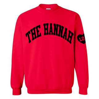 HANNAH custom print crewneck