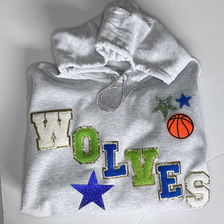 OOAK: (timber)wolves hoodie