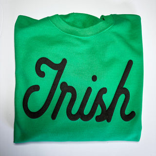 "IRISH" CALLIE PUFF PRINT CREWNECK