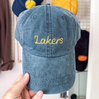 LAKERS chainstitch grandpa cap