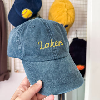 LAKERS chainstitch grandpa cap