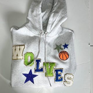 OOAK: (timber)wolves hoodie