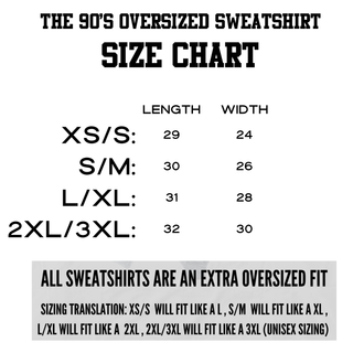 AMERICA'S FAVORITE PAST TIME oversized crewneck