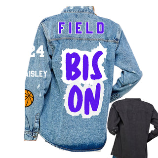 bison hoops shacket